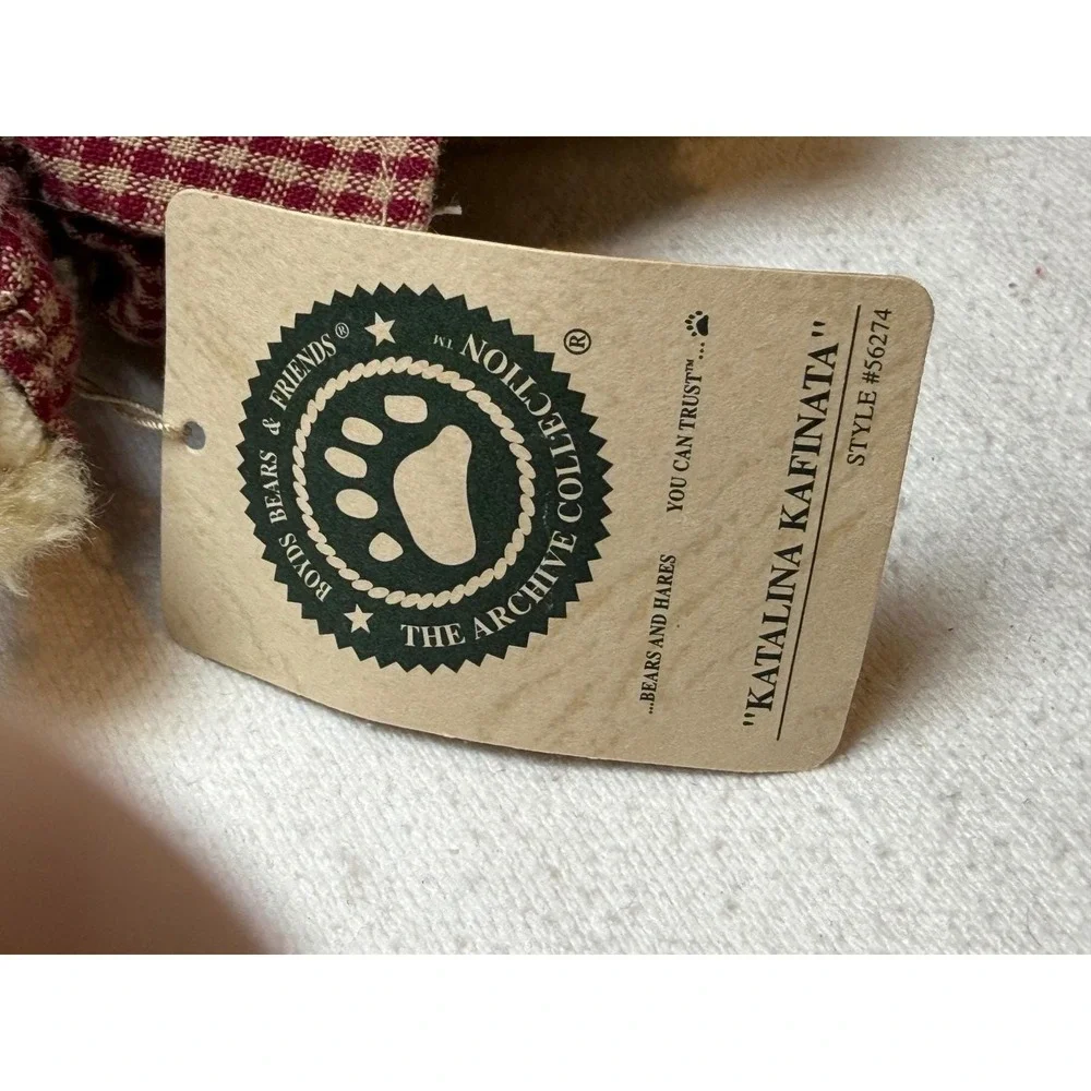 Boyds Bears Archive‎ Collection Katalina Kafinata Cat Plush Ornament